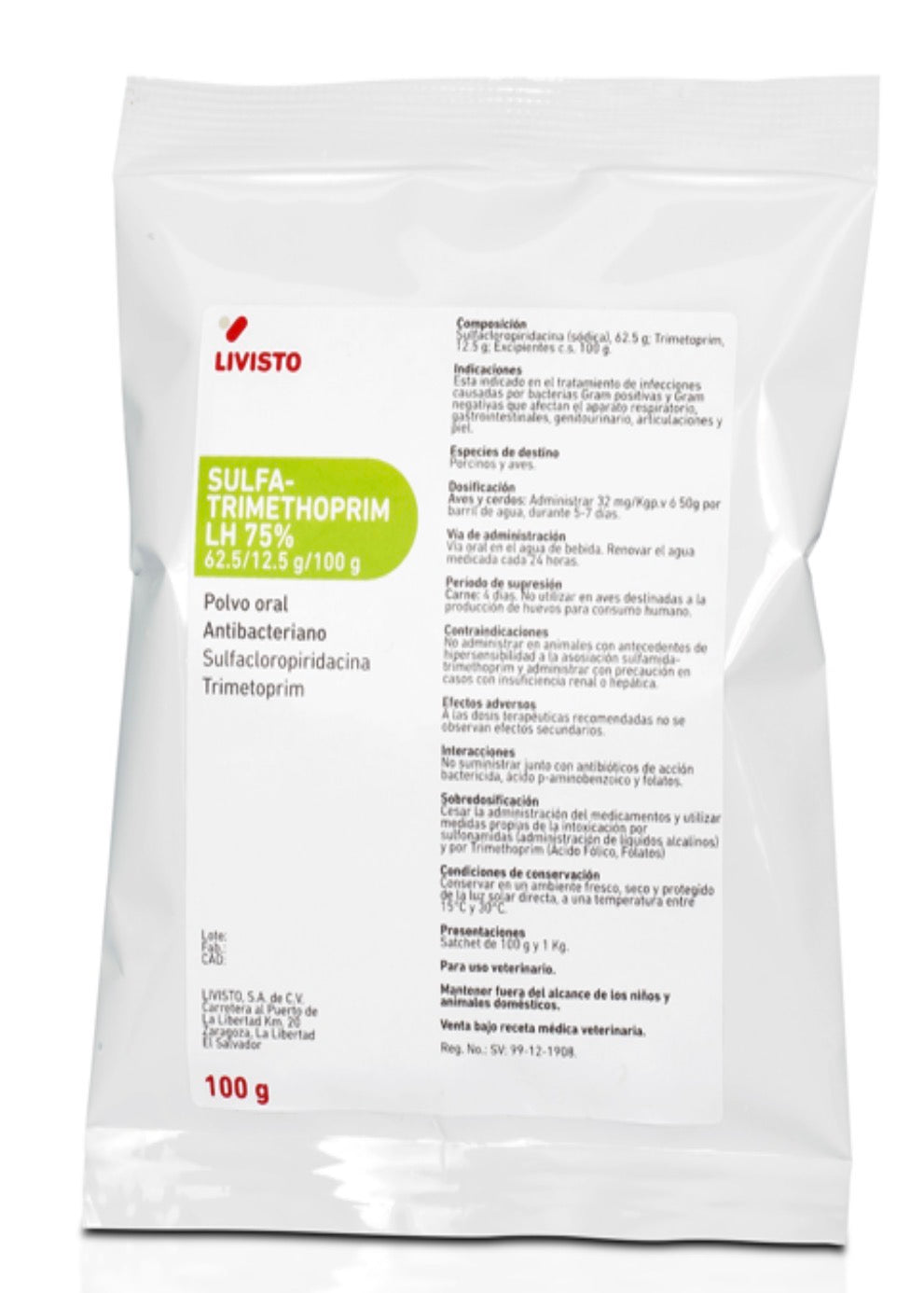 Sulfa-trimethoprim LH 75% Pack