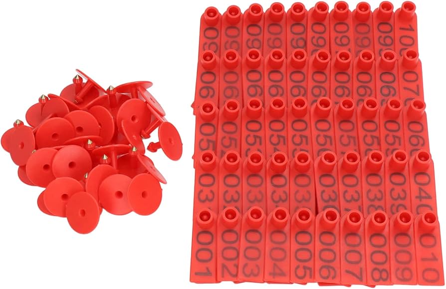 NUMBERED EAR TAGS- GOAT